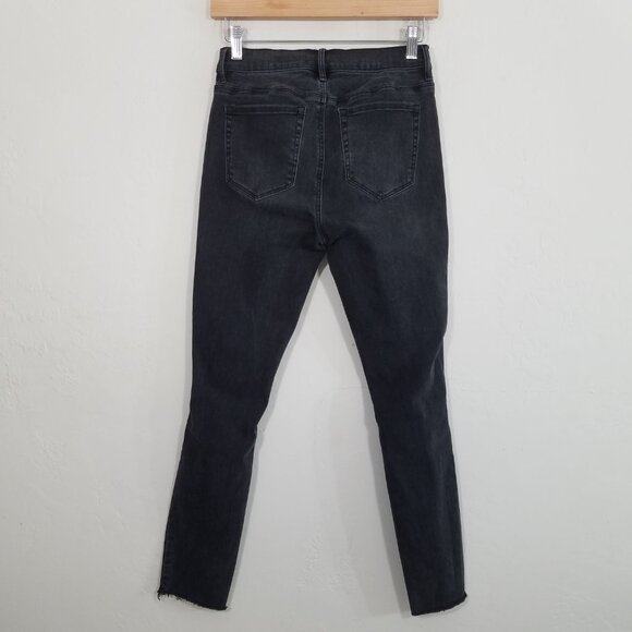 PacSun High Rise Jegging Distressed Stretch Jeans Black Size 26 - Picture 5 of 8